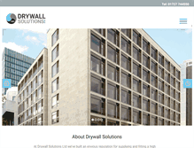 Tablet Screenshot of drywallsolutions.net